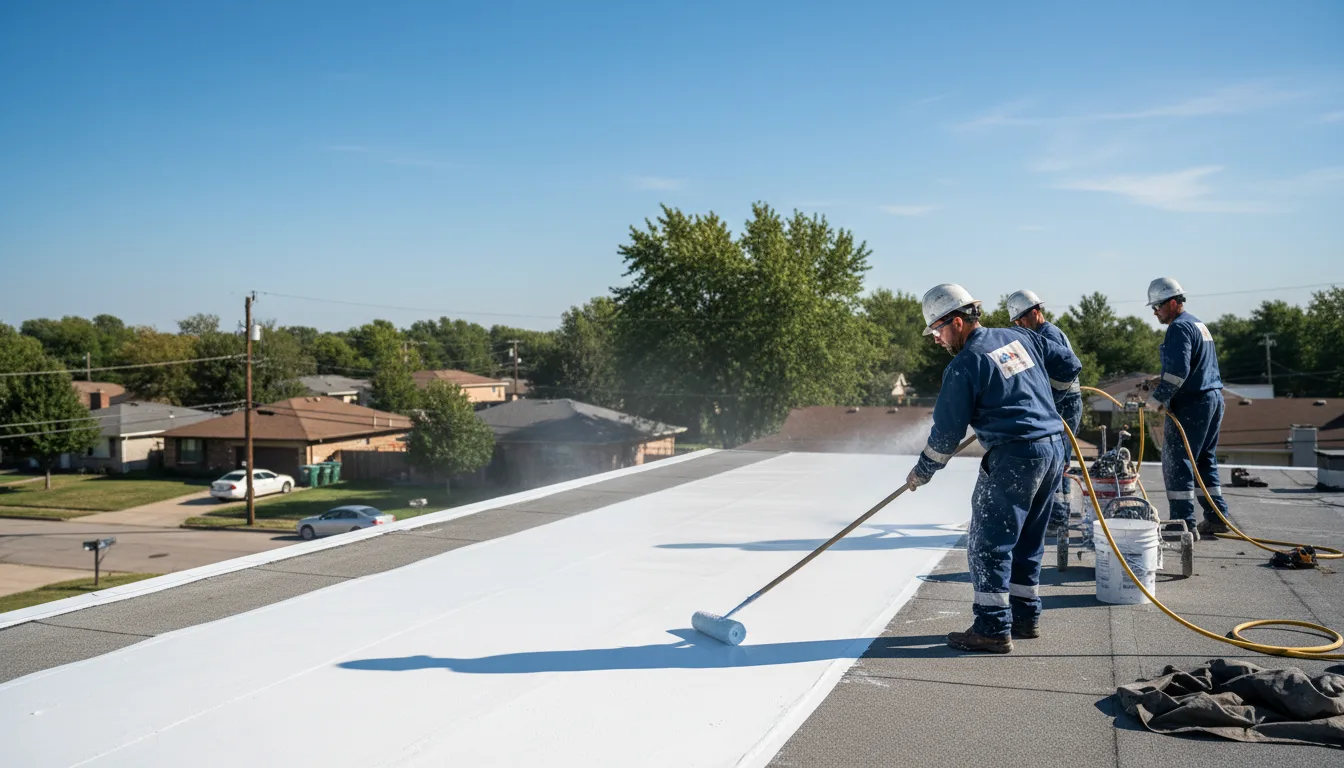 Commercial roof coating in Harrisonburg, VA near me